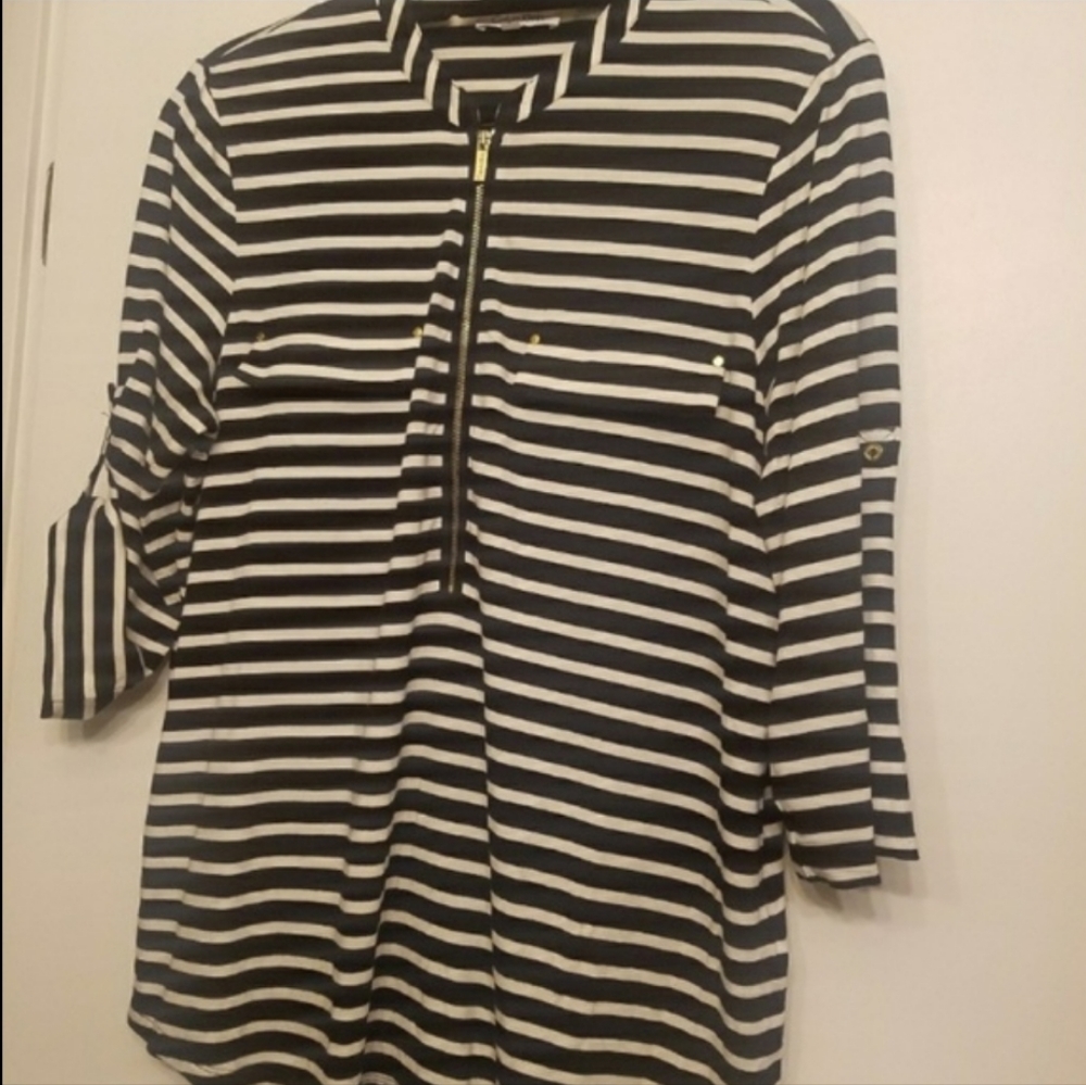 Calvin Klein Zip Front Top